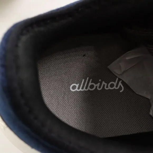 NIB Allbirds Men's Runner Go Luxe Sneakers in True Navy/Natural White US 11