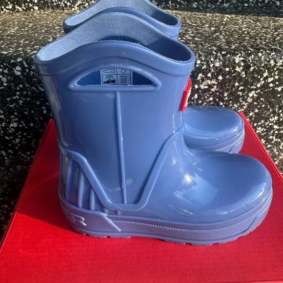 NIB. Hunter. Little Kids Georgey Waterproof Boots. Size 10C. Blue