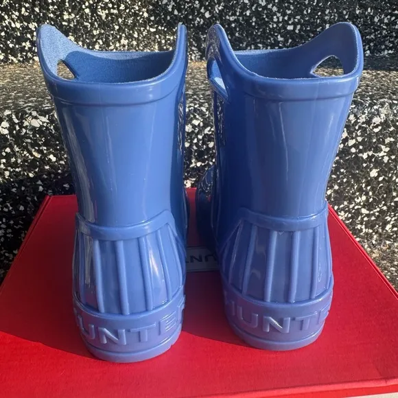 NIB. Hunter. Little Kids Georgey Waterproof Boots. Size 10C. Blue