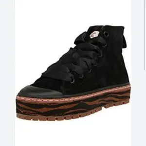 NIB Scotch &amp; Soda Maison Lea Suede Black High Top Sneakers EU 40/US 8.5