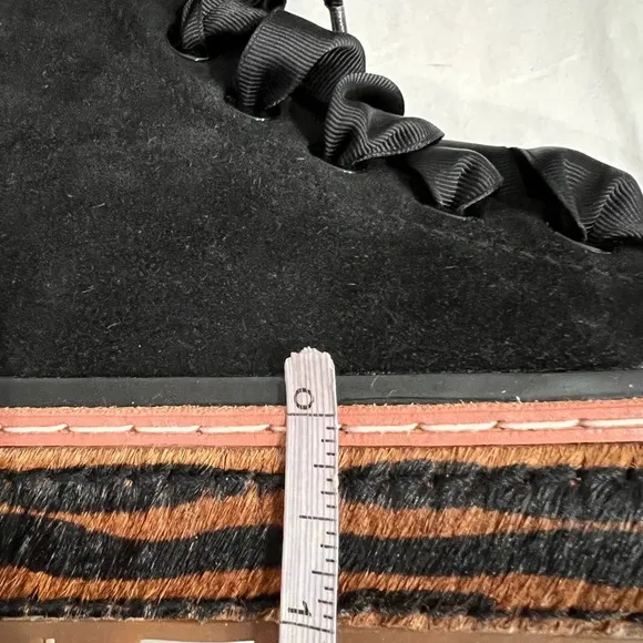NIB Scotch &amp; Soda Maison Lea Suede Black High Top Sneakers EU 40/US 8.5