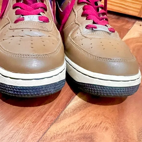 Nike 8.5 AF Air Force 1 2007 High Ale Brown Sneakers Shoes Collectible