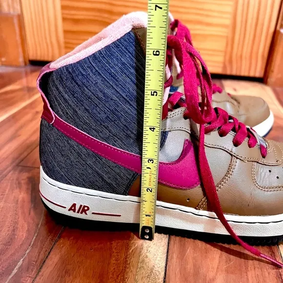 Nike 8.5 AF Air Force 1 2007 High Ale Brown Sneakers Shoes Collectible