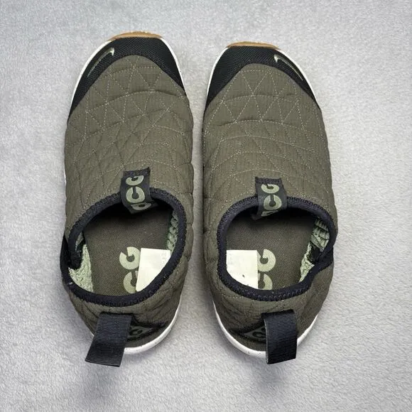 Nike ACG Moc 3.0 Slip On Sneaker Shoes Green CI9367-301 Mens Size 7 EUC