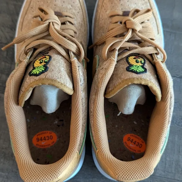 Nike Air Force 1 '07 &quot;Pineapple Cork&quot; shoes Men's (size 10)
