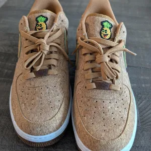 Nike Air Force 1 '07 &quot;Pineapple Cork&quot; shoes Men's (size 10)
