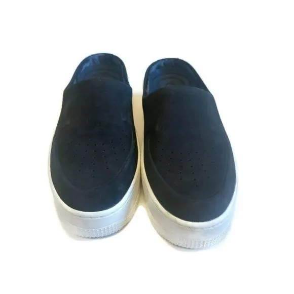 Nike Air Force 1 Lover XX Premium Leather Mules Womens Size 12 BV8249-001 Black