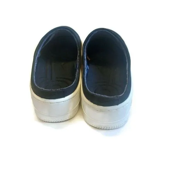 Nike Air Force 1 Lover XX Premium Leather Mules Womens Size 12 BV8249-001 Black