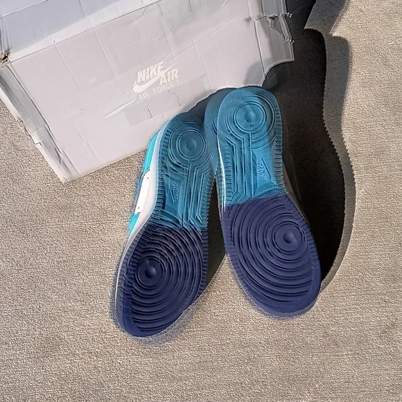 Nike Air Force 1 Low LV8 2'Light Photo Blue Deep Royal' 5.5Y/7W