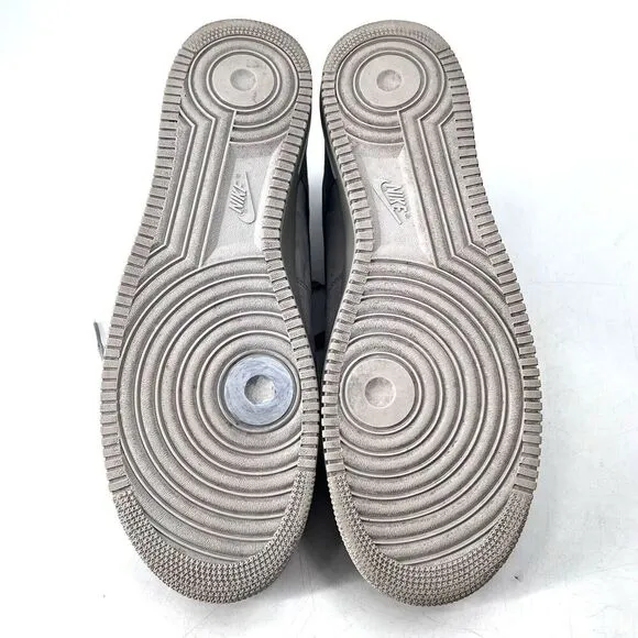 Nike Air Force 1 Low Wolf Gray Suede Sneakers 2011