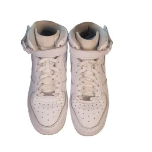Nike Air Force 1 Mid ‘19 Triple White Size 7Y Sneakers AF1 314195-113