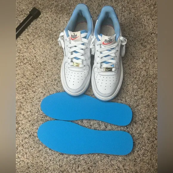 Nike Air Force 1 S50 &quot;White University Blue&quot; DB1560-100 Size4Y and women…