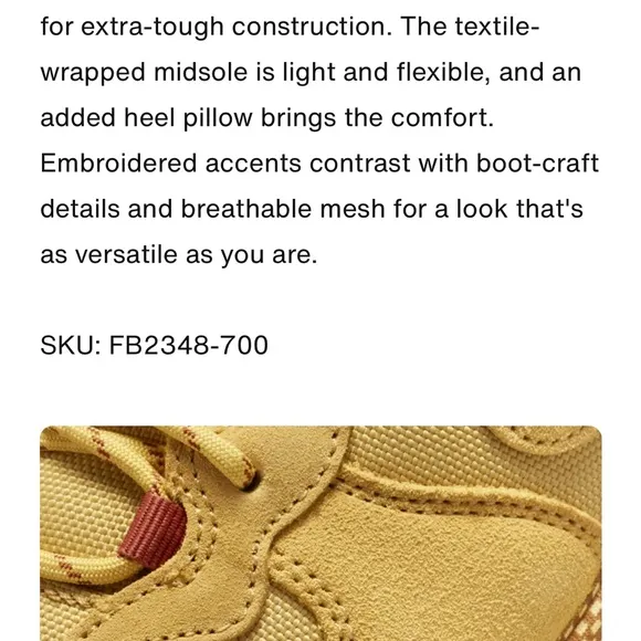 Nike Air Force 1 Wheat Gold and Purple Athletic Shoe, Durable rugged Design