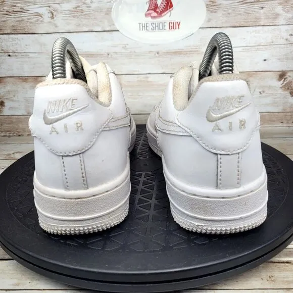 Nike Air Force 1 Youth 5Y/Women Size 6.5 Low White 2018 Athletic Shoes