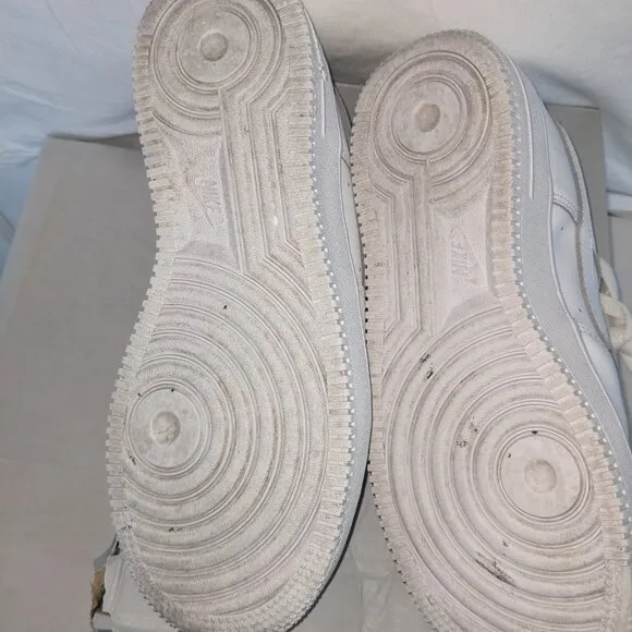 Nike Air Force One Sneaker White Classic Youth 5 Excellent