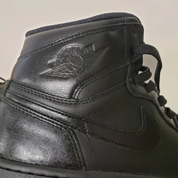 Nike Air Jordan 1 Black Gum High-Top Sneakers