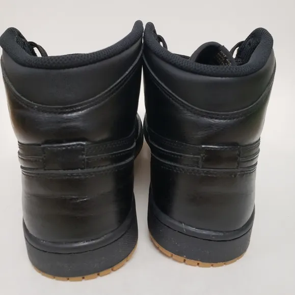 Nike Air Jordan 1 Black Gum High-Top Sneakers