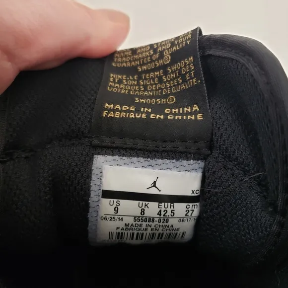 Nike Air Jordan 1 Black Gum High-Top Sneakers