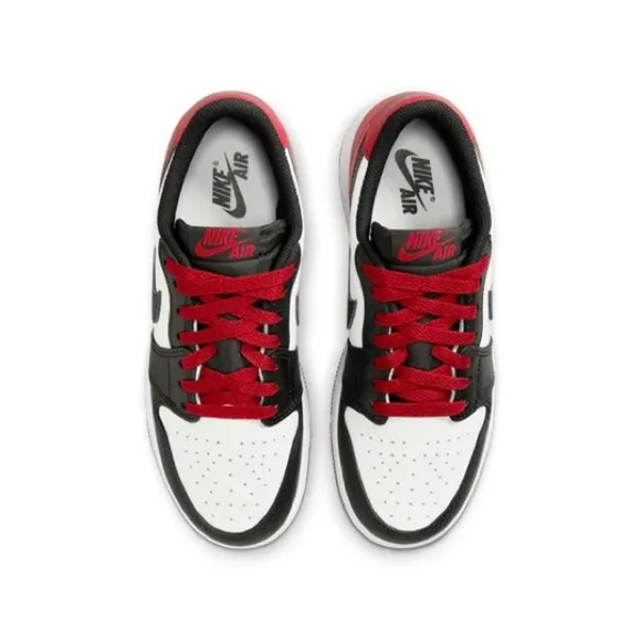 Nike Air Jordan 1 Retro Low OG 'Black Toe 2023' | White/Black/Varsity Red | NEW