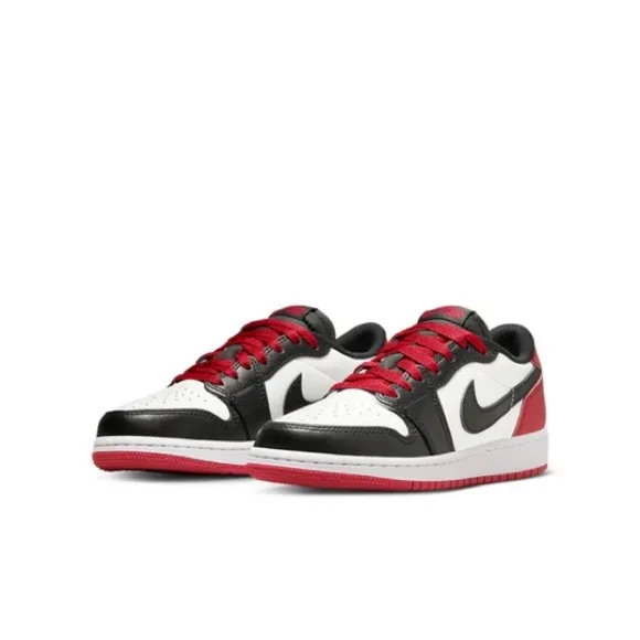 Nike Air Jordan 1 Retro Low OG 'Black Toe 2023' | White/Black/Varsity Red | NEW