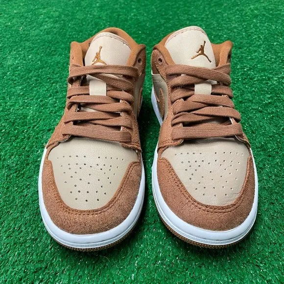 Nike Air Jordan 1 SE Low Womens Casual Shoes Brown FJ3453-200 VNDS Size 5