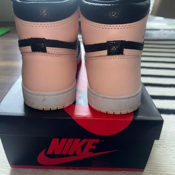Nike Air Jordan 1 Sneakers in Crimson Tint Colorway
