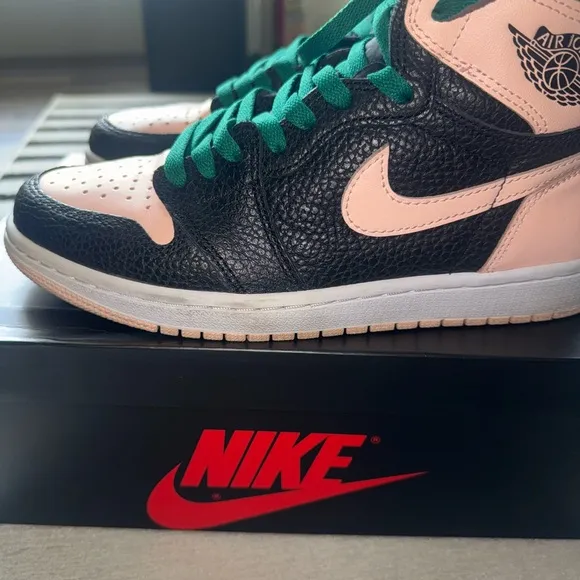 Nike Air Jordan 1 Sneakers in Crimson Tint Colorway