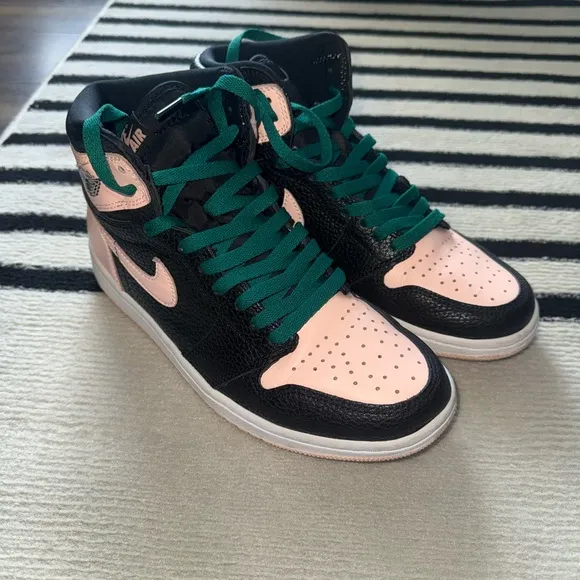 Nike Air Jordan 1 Sneakers in Crimson Tint Colorway