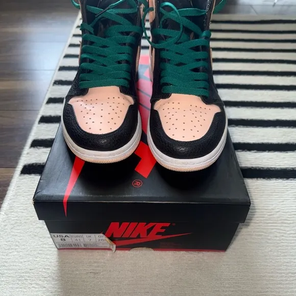 Nike Air Jordan 1 Sneakers in Crimson Tint Colorway