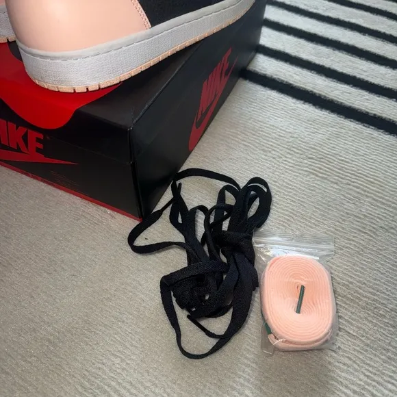 Nike Air Jordan 1 Sneakers in Crimson Tint Colorway