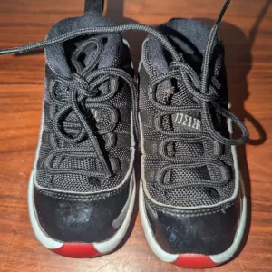 Nike Air Jordan 11 Retro XI TD ‘Bred’ Shoes Toddler 378040-061 Size 7C