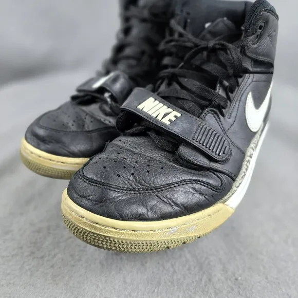 Nike Air Jordan Legacy 312 Men's Size 13 Black Cement White Basketball Sneakers