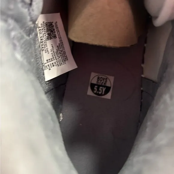 Nike Air Kids Shoes - Gray and White