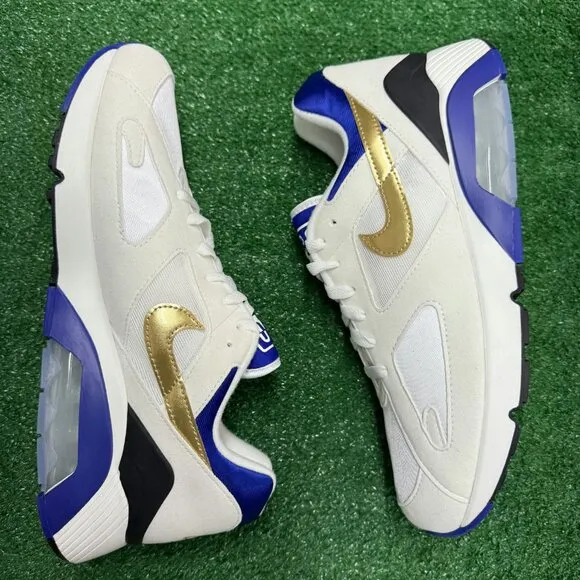 Nike Air Max 180 Low Mens Sportswear Shoes White FJ9259-101 VNDS Sz 11