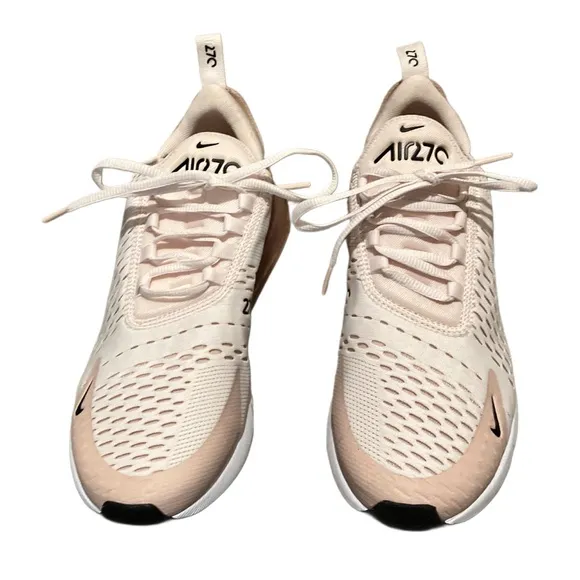 Nike Air Max 270 Women's Light Soft Pink/Black Pink Oxford Sneakers Size 10
