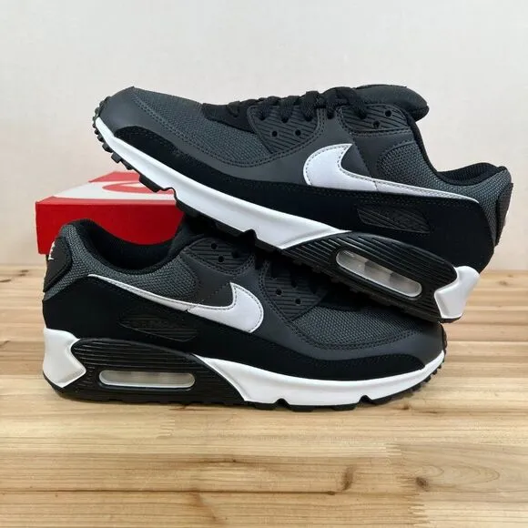 Nike Air Max 90 classic sneakers shoes Men 13 Iron Grey Dark Smoke Black White