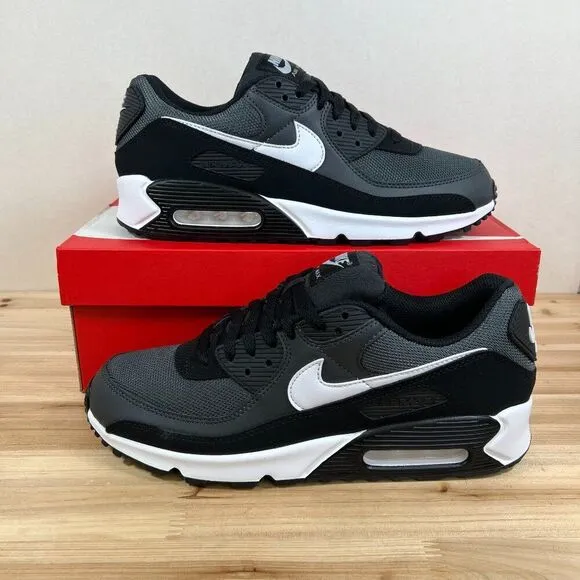Nike Air Max 90 classic sneakers shoes Men 13 Iron Grey Dark Smoke Black White