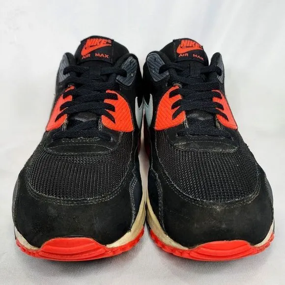 Nike Air‎ Max 90 Essential Infrared Shoes 537384-006 Infrared Black Mens Size 13