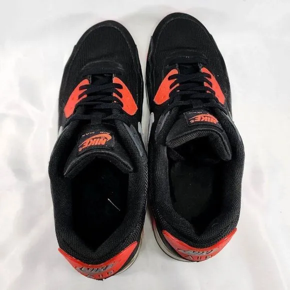 Nike Air‎ Max 90 Essential Infrared Shoes 537384-006 Infrared Black Mens Size 13