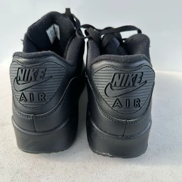 Nike Air Max 90 Mens 13 Essential Triple Black Classic Shoes Sneakers 302519-001