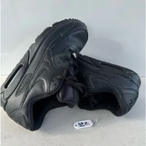 Nike Air Max 90 Mens 13 Essential Triple Black Classic Shoes Sneakers 302519-001