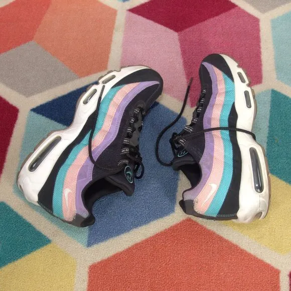 Nike Air Max 95 ND 'Nike Day' Multi-Color Mens Running Shoes Size 9.5 BQ9131 001