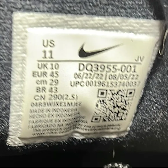 Nike Air Max 97 Black and Blue Sneakers with Air Cushioning