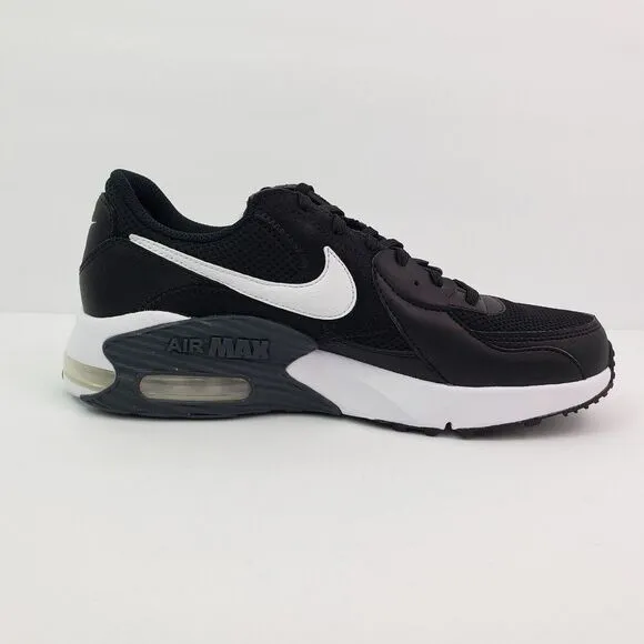 Nike Air Max Excee Mens Size 8 Black White Dark Grey Sneaker Shoes CD4165-001