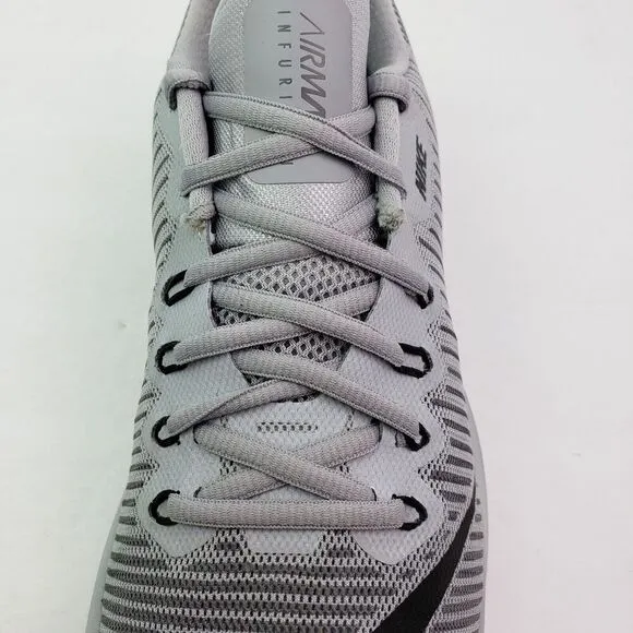 Nike Air Max Infuriate 2 Low Mens Size 8 Wolf Grey Basketball Sneaker Shoes