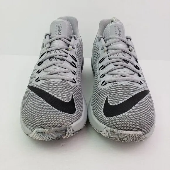Nike Air Max Infuriate 2 Low Mens Size 8 Wolf Grey Basketball Sneaker Shoes