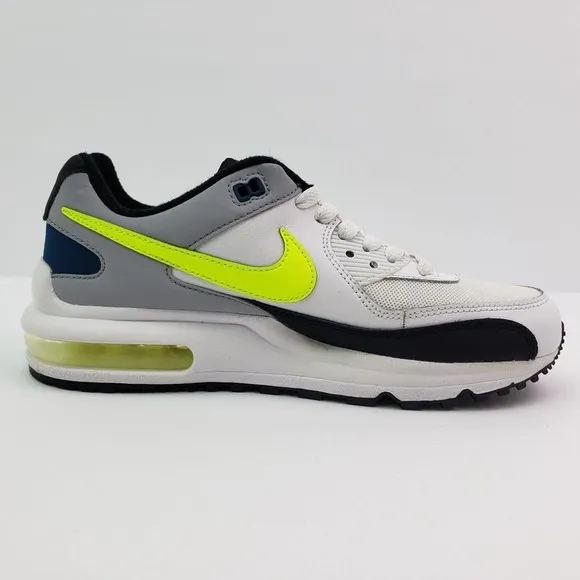 Nike Air Max LTD Wright Boys Sz 4Y Womens Sz 5.5 White Volt Gray Sneaker Shoes