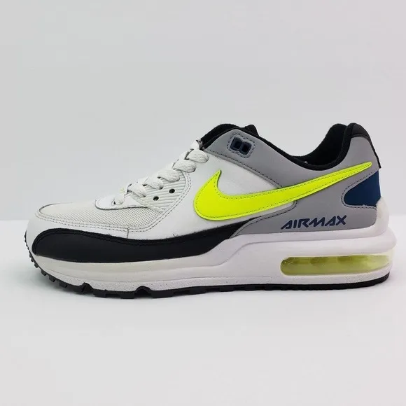 Nike Air Max LTD Wright Boys Sz 4Y Womens Sz 5.5 White Volt Gray Sneaker Shoes