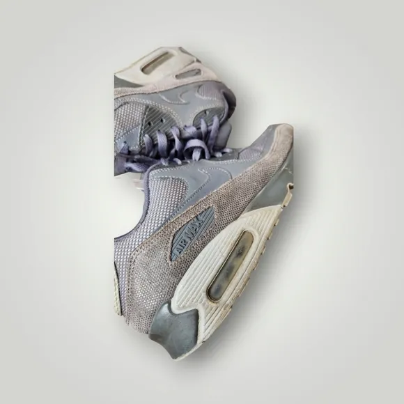 Nike Air Max Nike Air Max 90 Premium Dark Gray Sneakers Shoes 443817-004 8.5