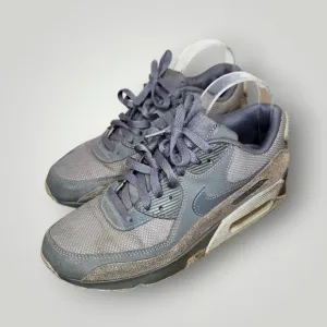 Nike Air Max Nike Air Max 90 Premium Dark Gray Sneakers Shoes 443817-004 8.5